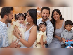 Ishita Dutta And Vatsal Sheth Reveal Daughter Veda's Face On Her First Birthday, See Photos