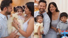 Ishita Dutta And Vatsal Sheth Reveal Daughter Veda's Face On Her First Birthday, See Photos