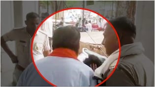 राजस्थान: 'हिंदू होकर के पादरी बन गया', पूर्व BJP विधायक ने धर्मांतरण के आरोपी को कोर्ट परिसर में जड़ा थप्पड़