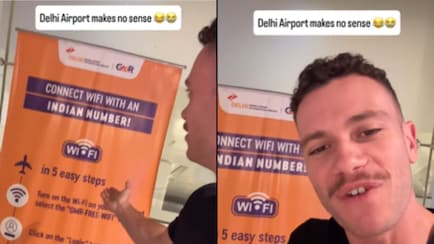 Viral: Aussie Influencer Flags Delhi Airport Wi-Fi Issue, Gets Fact-Checked