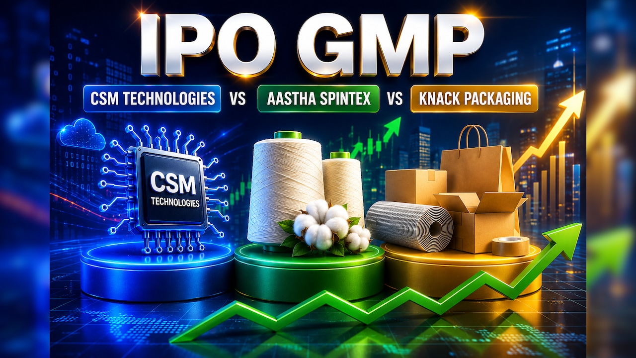 IPO GMP: CSM Technologies Vs Aastha Spintex Vs Knack Packaging