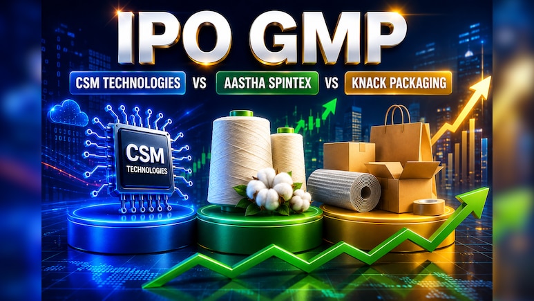 IPO GMP Today: CSM Technologies Vs Aastha Spintex Vs Knack Packaging: Which IPO Could Deliver The Highest Listing Gain?