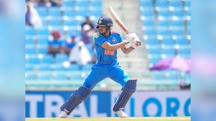 India vs Afghanistan LIVE Score: 6 चौके, 2 छक्के, गिल ने जड़ी फिफ्टी, 134.14 की स्ट्राइक रेट से ठोक रहे हैं रन