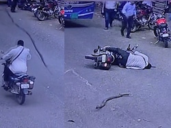 Video: Tree Branch Falls On Bengaluru Biker's Head While Riding Helmetless