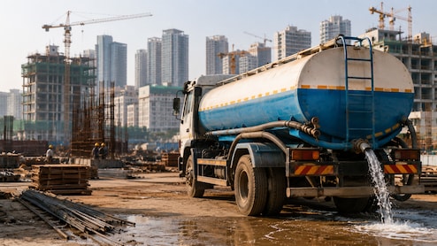 Tanker Costs Surge After BMC Water Cut Amid Delayed Monsoon, Pressuring Realty Sector