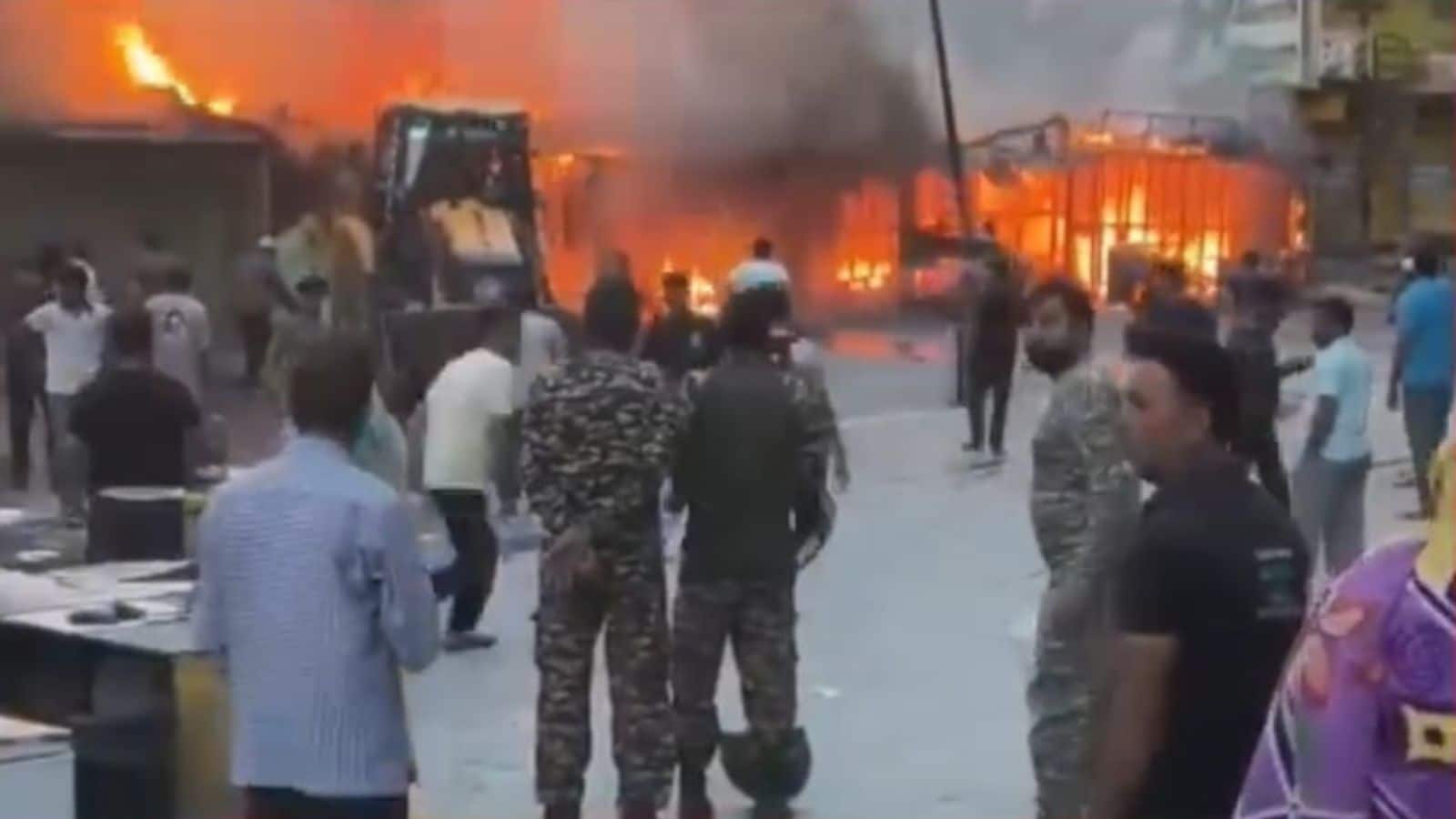 Massive Fire Burns Down 8 Shops In Jammu And Kashmir’s Poonch District