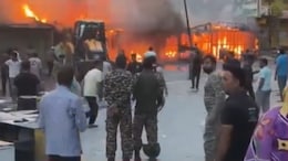 Massive Fire Burns Down 8 Shops In Jammu And Kashmir's Poonch District