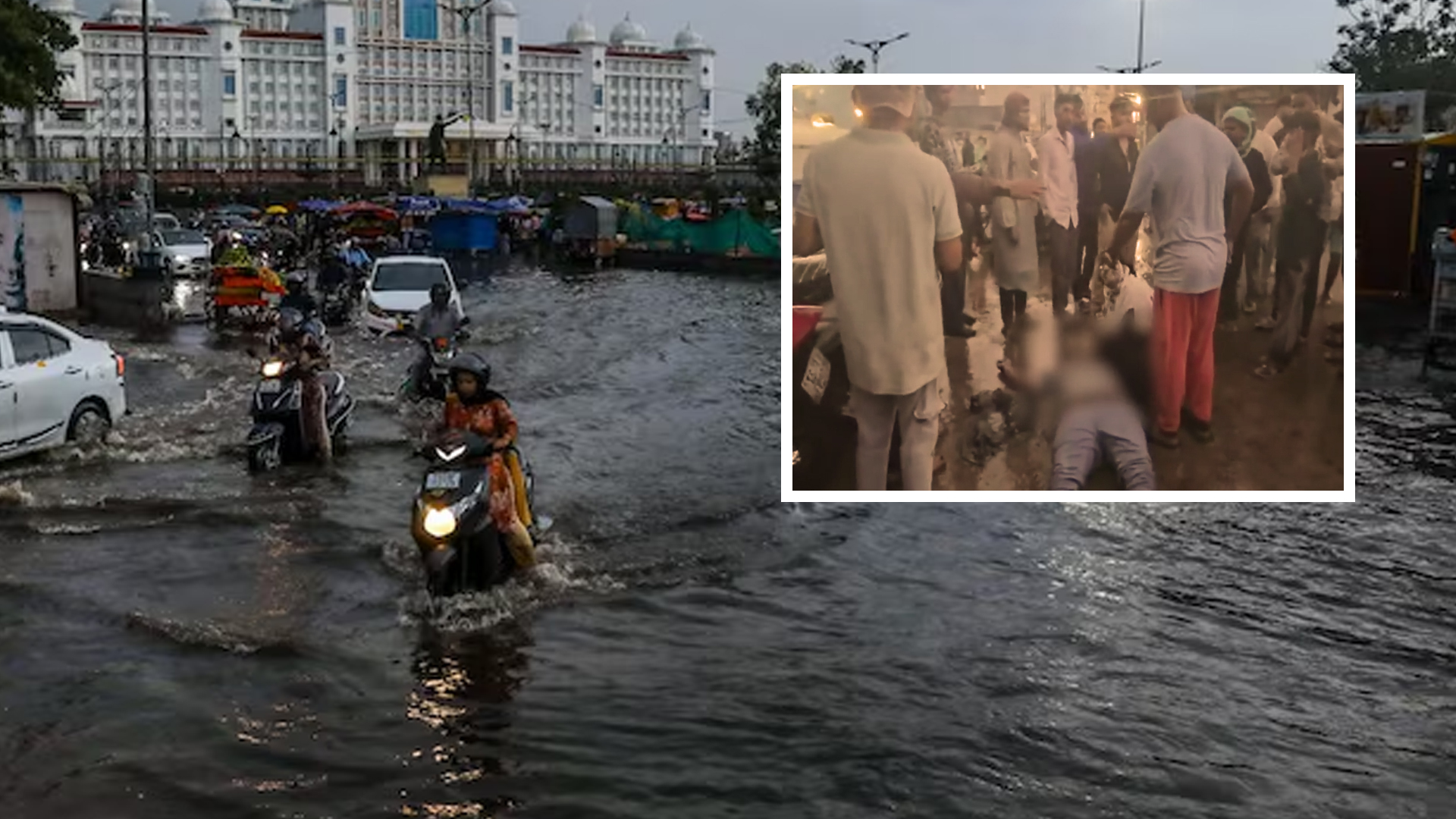 Heavy Rain, Waterlogging Disrupt Traffic In Hyderabad, 2 Electrocuted