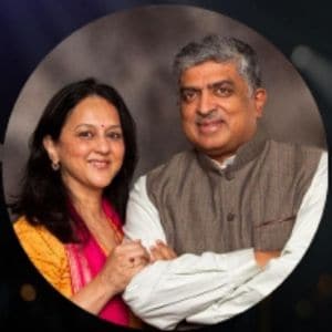 Nandan Nilekani & Rohini Nilekani 