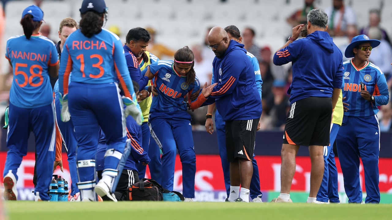 Big Blow For India As Star Stretchered Off The Field During Womens T20 World Cup Match vs Netherlands