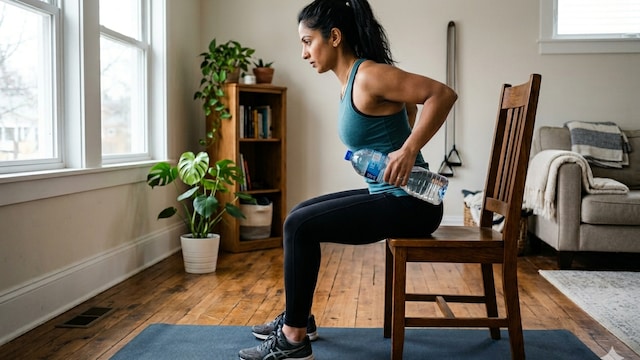 Muscle loss can be prevented through doing resistance training exercises at home