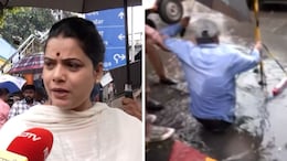 Man Falls Into Manhole In Front Of Mumbai Mayor, She Warns Of Suspension