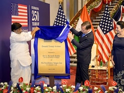 Road Named After Donald Trump Inaugurated Near US Consulate In Hyderabad