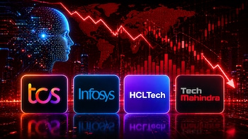 TCS Share Price Slumps 6%, Infosys, HCL Tech Fall 3% As Nifty IT Snaps Two-Day Win Streak