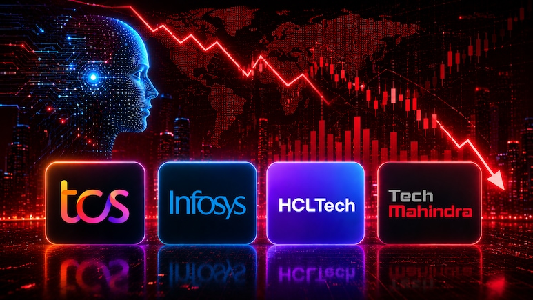 TCS Share Price Slumps 6%, Infosys, HCL Tech Fall 3% As Nifty IT Snaps Two-Day Win Streak