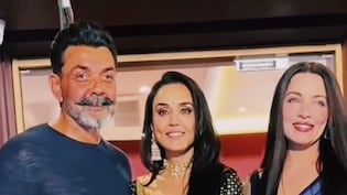 Preity Zinta, Joined By BFFs Bobby Deol And Celina Jaitly, At Her Jewellery Store Launch In Mumbai