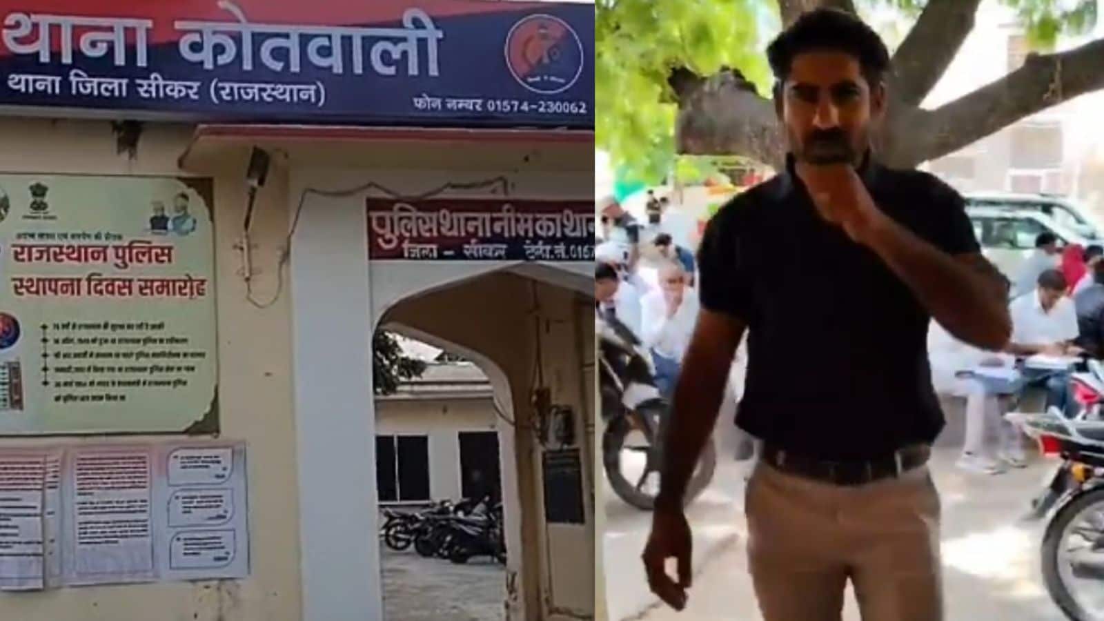 सीकर में सरकारी कार्यालयों के बाहर रील बनाने वाला युवक गिरफ्तार सीकर में सरकारी कार्यालयों के बाहर रील बनाने वाला युवक गिरफ्तार