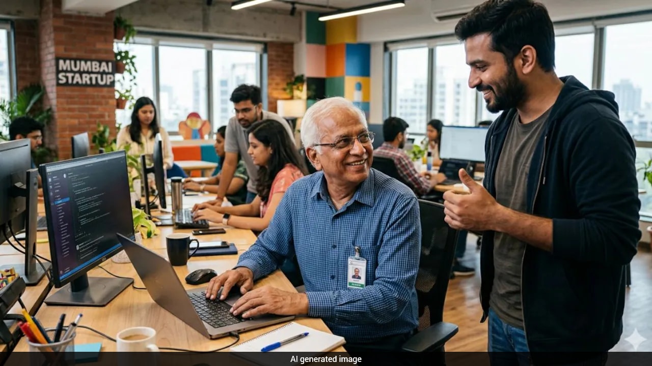Mumbai Startup's 64-Year-Old Intern Wins Hearts Online; Founder Calls It Best Decision'