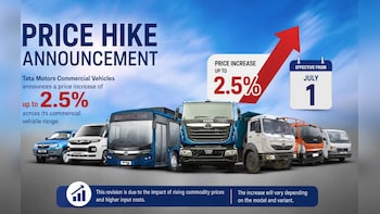 Tata Motors To Hike Commercial Vehicle Prices By 2.5% Amid Rising Input Costs
