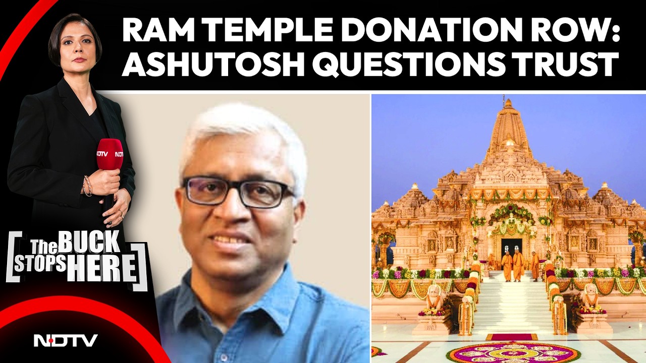 Ram Temple Donation Row: "Why No FIR Yet?" Ashutosh Questions Trust, Probe Delay