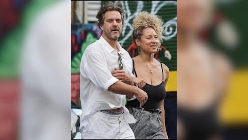 Joshua Jackson And Olivia Burgess Walk Hand-In-Hand During NYC Outing