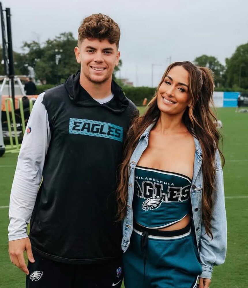 Video: Eagles Star Cooper DeJean Lifts Cowboys' Cheerleader Abby Summers