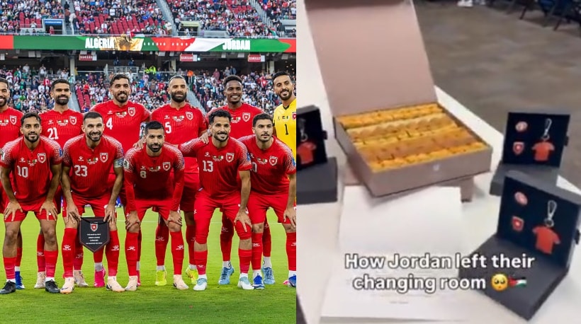 Watch - "Ultimate Respect": Jordan Team Leaves Gifts After FIFA WC Exit