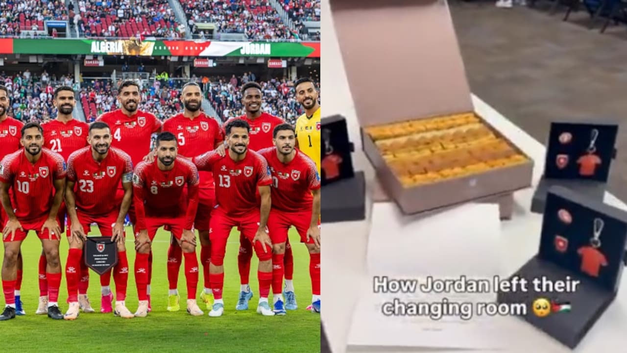 Watch - "Ultimate Respect": Jordan Football Team Leaves Behind Gifts For Staff After FIFA World Cup Exit