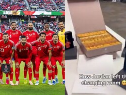 Watch - "Ultimate Respect": Jordan Football Team Leaves Behind Gifts For Staff After FIFA World Cup Exit