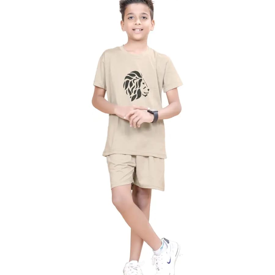 Click here to buy: KUNA SILK MILL Boys Self Design Beige Night Suit Set Click here to buy: KUNA SILK MILL Boys Self Design Beige Night Suit Set