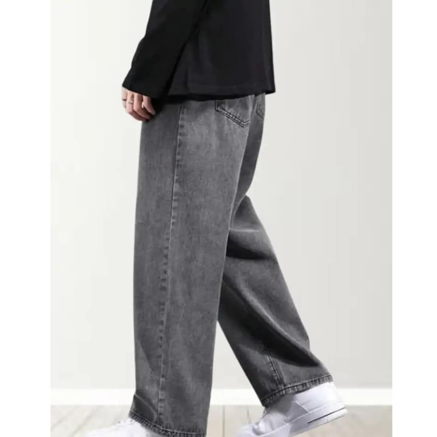 Click here to buy: CABRRR Straight Fit Men Grey Jeans