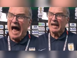 Uruguay Manager Shouts At Reporter After Team's FIFA World Cup Exit