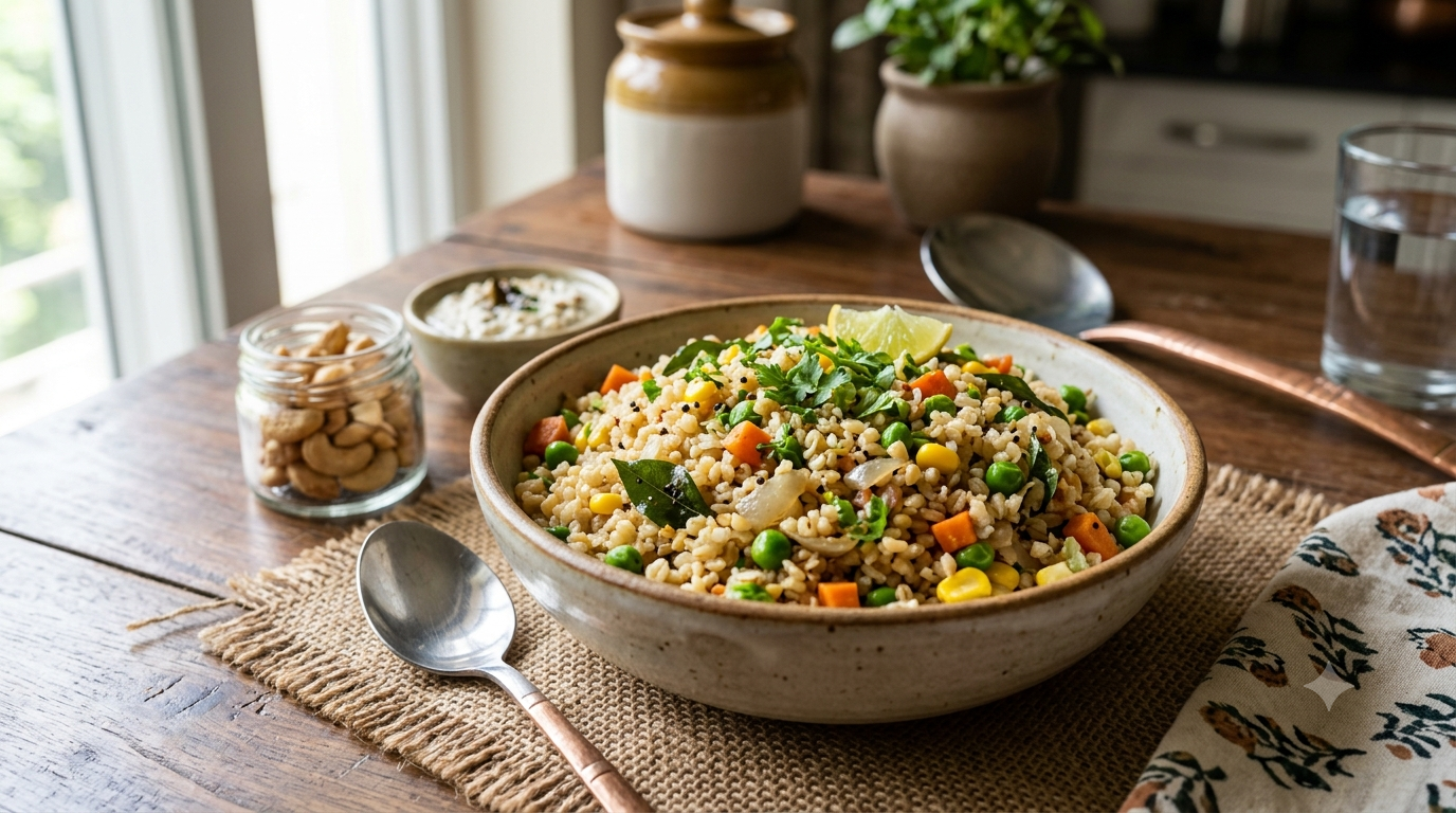 Dalia Upma Recipe For A Nutritious Weight Loss Breakfast