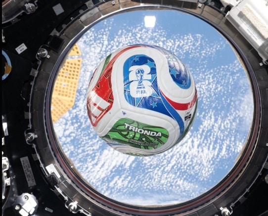 FIFA World Cup Ball, Trionda, In Space As NASA Studies Football Technology
