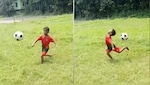 फुटबॉल से खेलते-खेलते बन गया इंटरनेट स्टार, 'Mini Cristiano' कहकर बुला रहे लोग, वीडियो वायरल