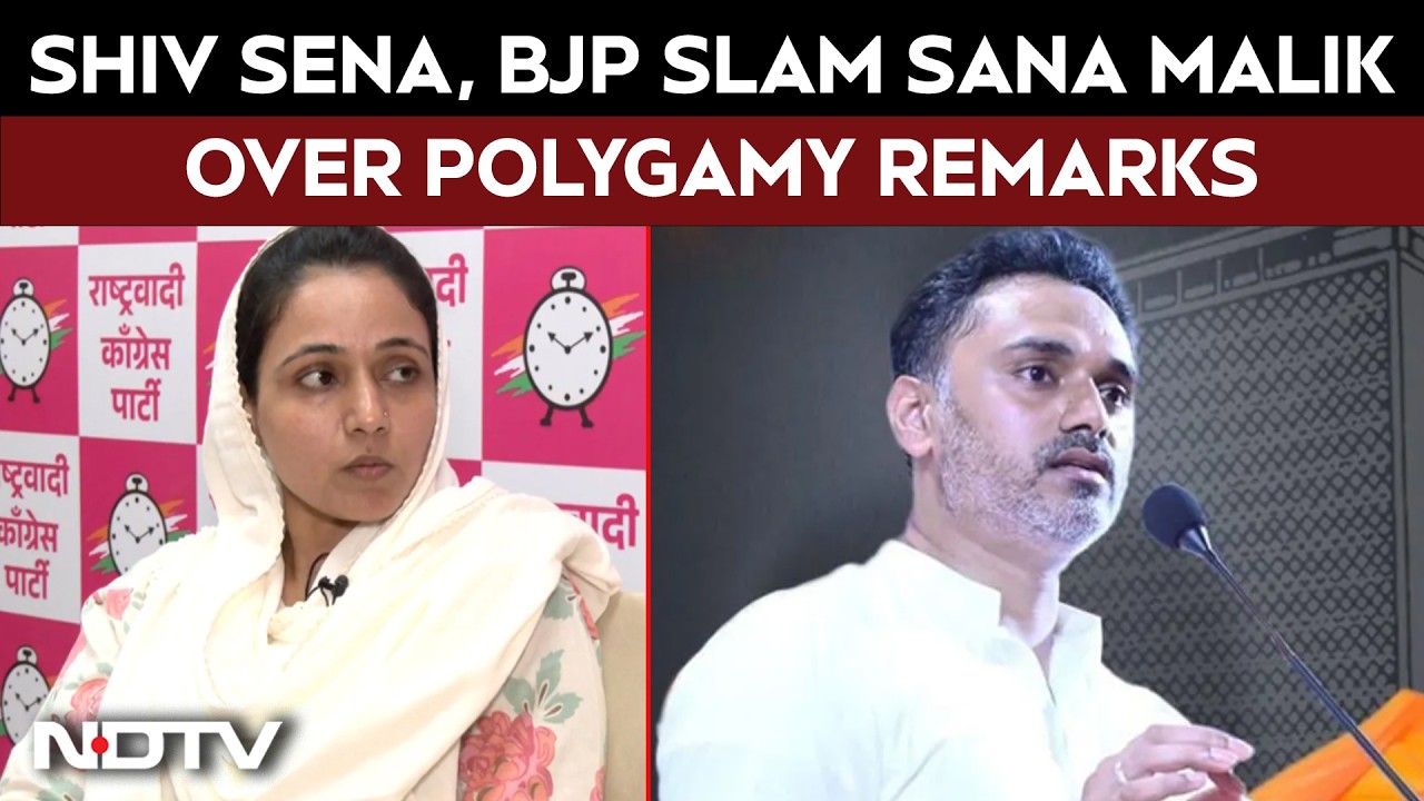 Shiv Sena, BJP Hit Out At Sana Malik Over Polygamy Remarks