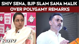 Shiv Sena, BJP Hit Out At Sana Malik Over Polygamy Remarks