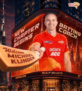 Gulf Giants Strengthen Coaching Staff With Michael Klinger And Shane Bond Ahead Of New ILT20 Campaign