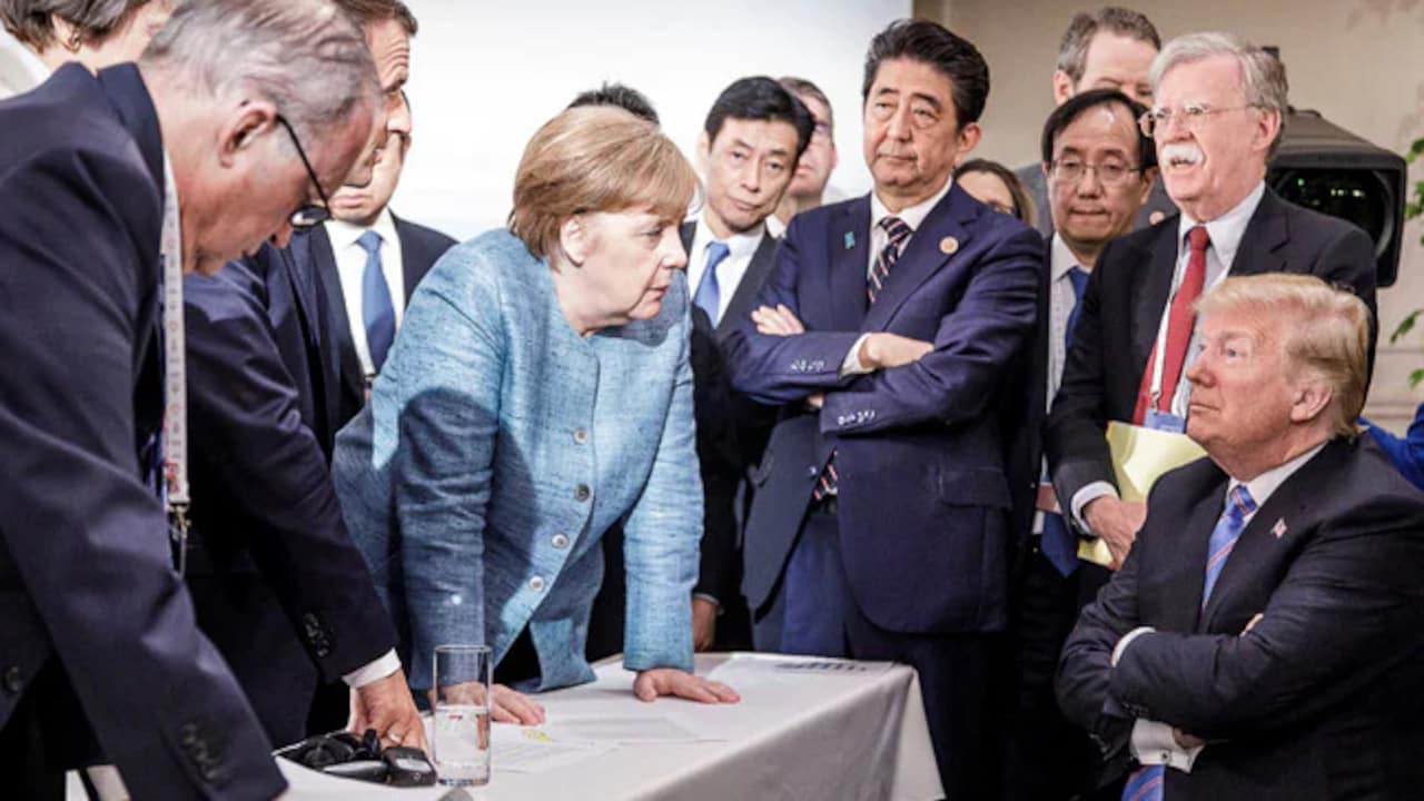 angela merkel donald trump g7 reuters angela merkel donald trump g7 reuters