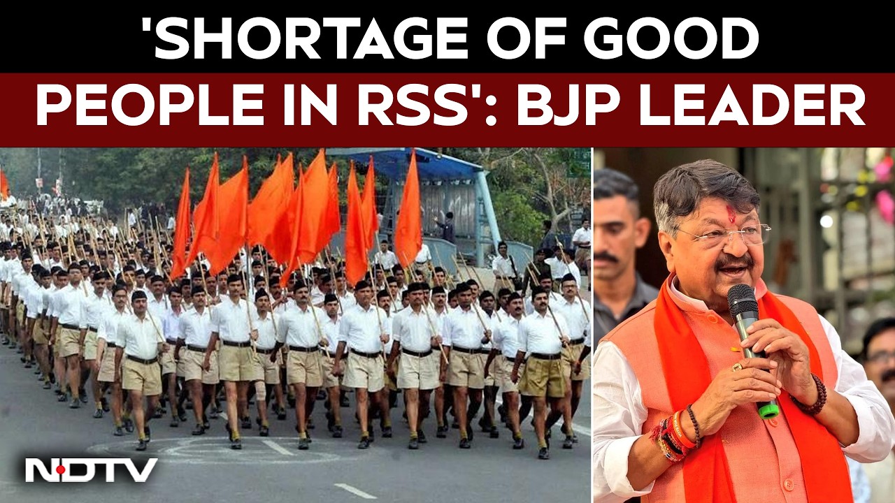 'Shortage of Good People in RSS': BJP Leader Kailash Vijayvargiya Sparks Controversy