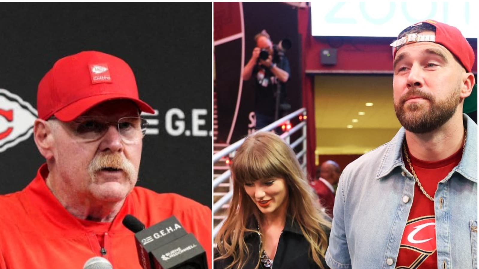 Andy Reid Clears The Air On Travis Kelce After Funny Remark On His Wife Turns Heads Amid Taylor Swift Wedding Buzz