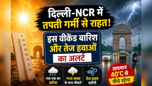 दिल्ली-NCR में कब मिलेगी राहत? IMD ने बताया वीकेंड का पूरा हाल
