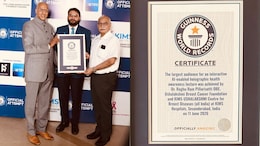 Hyderabad Doctor Creates Guinness World Record With AI Hologram To Spread Breast Health Awareness