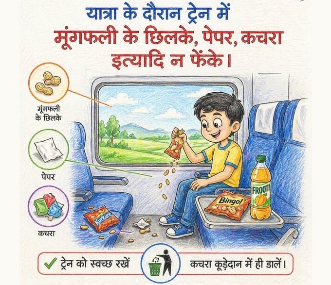 Indian Railways New Rules: सफाई पर ध्यान Indian Railways New Rules: सफाई पर ध्यान