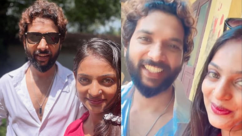 मोनालिसा पति फरमान के साथ शाहरुख खान के गाने पर हुईं रोमांटिक, बोलीं- किसका है तुमको इंतजार मैं हूं ना....