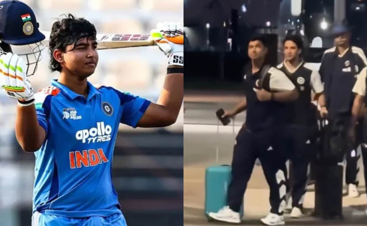 Watch: Abhishek Guides Vaibhav As Paparazzi Seek Teenager's Attention