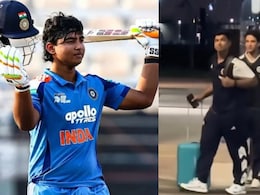 Watch: Abhishek Sharma Guides Vaibhav Sooryavanshi As Paparazzi Seek Teenager's Attention
