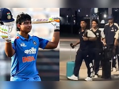 Watch: Abhishek Sharma Guides Vaibhav Sooryavanshi As Paparazzi Seek Teenagers Attention