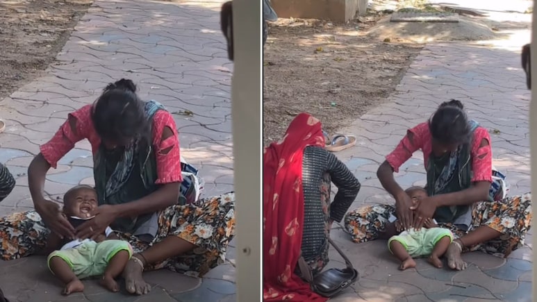 तपती धूप में बेटे के साथ इस तरह खेलती दिखी मां, प्यार भरा वीडियो देख मुस्कुराने पर मजबूर होंगे आप