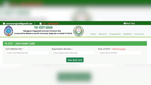 TG ICET Result 2026 DECLARED: Check Direct Link To Download TG ICET Rank Card